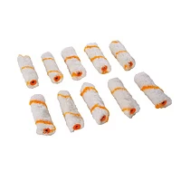 Silverline 100 Mm Mini Verfrollers, 10 Stuks Emulsie