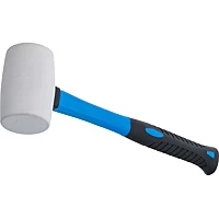 BGS Rubberhamer Glasfibersteel Witte Kop Ø 48 Mm 250 Gram