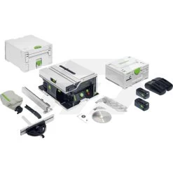 Festool CSC SYS 50 EBI Plus 36V Accu Zaagtafel (2x5,0 Ah In Systainer)