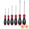 Wiha 311 K6 SoftFinish Phillips/ Pozidriv Schroevendraaierset 6 Delig