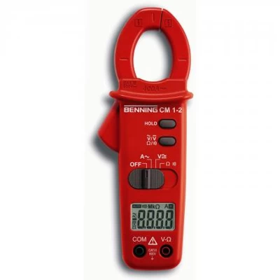 Benning CM 1 AmpÞretang Cat III 600V AC/DC 400V AC Met Tas, EN 61010 3 Benning CM 1 AmpÞretang Cat III 600V AC/DC 400V AC Met Tas, EN 61010