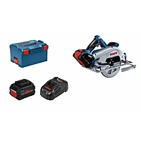 Bosch Blauw GKS 18V 68 C Professional Accucirkelzaag BITURBO 2x 5.5 Ah Accu Set 06016B5030