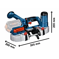 Bosch GCB 18V 63 Accu Bandzaagmachine (C&G En Lader Niet Meegeleverd, Zaagblad 18 TP 6 Bosch GCB 18V 63 Accu Bandzaagmachine (C&G En Lader Niet Meegeleverd, Zaagblad 18 TP - Afbeelding 4
