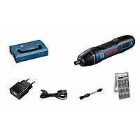 Bosch Blauw GO 2.0 Professional Accuschroevendraaier Met 25 Dlg Accessoireset In L Boxx Mini 06019H2101