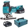 Makita DJV181RMJ 18V Li Ion Accu Decoupeerzaag Set (2x 4.0Ah Accu) In Mbox T Greep Variabel Koolborstelloos
