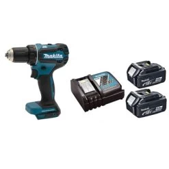 Makita DDF485RMJ 18v Schroefboormachine Koolborstelloos Set (2x4Ah) In Mbox