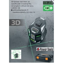 Laserliner X3 Laser Pro Kruislijnlaser Incl. Wandhouder In L Boxx 3 Lijnen 30m